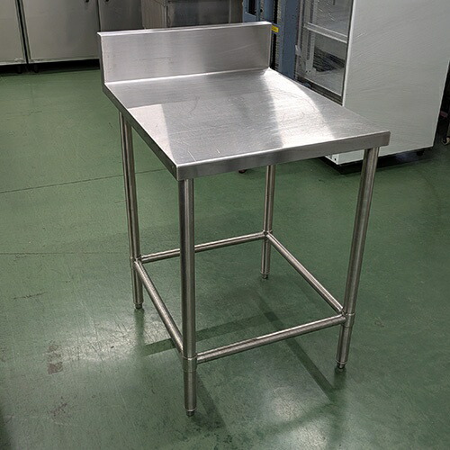 【中古】作業台 BGあり 幅600×奥行750×高さ850 【送料別途見積】【業務用】【飲食店 店舗 厨房機器 作業台 業務用作業台】