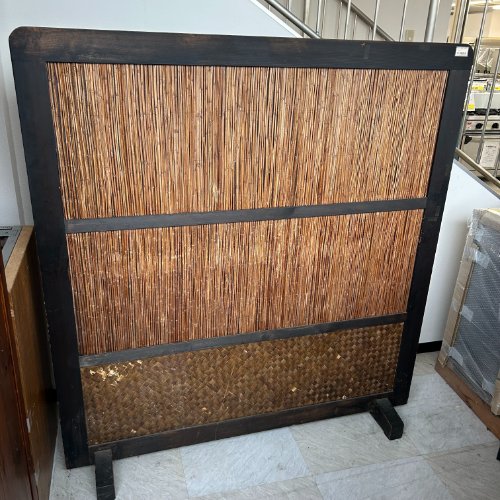 【中古】バンブーパーテーション(衝立) 幅1400×奥行300×高さ1490 【送料別途見積】【業務用】【飲食店 店舗 店舗備品 パーテーション】|厨房機器と店舗用品 TENPOS