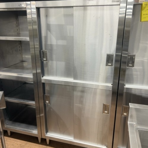 【中古】食器棚 幅900×奥ふかさ600×高さ1800 【貨物輸送無料】【御勤め用】【飲食店 バス発着場 勝手もと備品 食器棚 御勤め用食器棚】