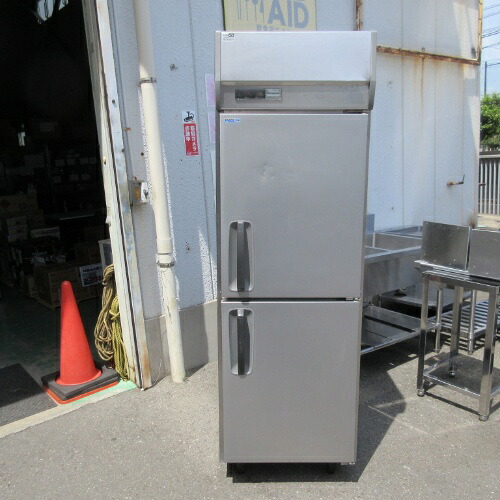 【実業家最長1年引きうける】【中古】2部屋の入り口縦型氷る電気冷蔵庫 パナソニック(Panasonic) SRR-K661C 幅615×奥ふかさ650×高さ1950 【貨物輸送別途積もり書き】【御勤め用】【飲食店 バス発着場 勝手もと備品 氷る電気冷蔵庫 御勤め用氷る電気冷蔵庫】