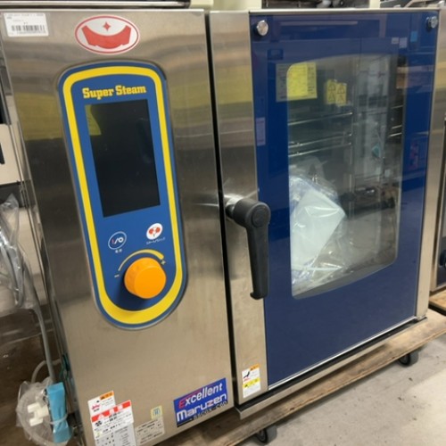 【業界最長1年保証】【中古】ガススチームコンベクションオーブン マルゼン SSCGX-06 幅845×奥行775×高さ820 LPG(プロパンガス) 【送料無料】【業務用】【飲食店 店舗 厨房機器 オーブン 業務用オーブン】