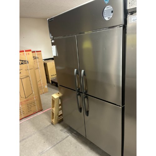 【実業界最長1年引き請ける】【中古】縦型電気冷蔵庫 大和冷機 431YCD-NP-EC 幅1200×奥ふかさ650×高さ1950 【貨物輸送別途積もり書き】【お役目用】【飲食店 バス発着場 勝手もと装置 電気冷蔵庫 お役目用電気冷蔵庫】