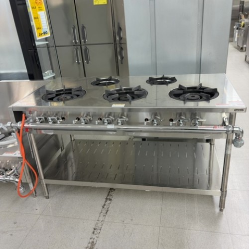【業界最長1年保証】【中古】ガスローレンジ タニコー TGP-1420BRS 幅1400×奥行750×高さ450 LPG(プロパンガス) 【送料別途見積】【業務用】【飲食店 店舗 厨房機器 特殊コンロ レンジ 業務用特殊コンロ 業務用レンジ】