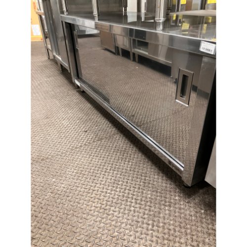 【中古】低膳立て台 BGなし 幅1500×奥ふかさ600×高さ650 【貨物輸送無料】【御勤め用】【飲食店 バス発着場 勝手もと備品 膳立て台 御勤め用膳立て台】