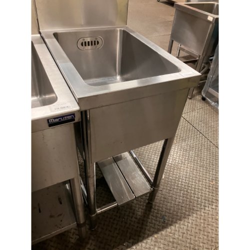 【中古】一槽シンク BGあり 幅400&times;奥行600&times;高さ800 【送料無料】【業務用】【飲食店 店舗 厨房機器 一槽シンク 業務用一槽シンク】｜厨房機器と店舗用品 TENPOS