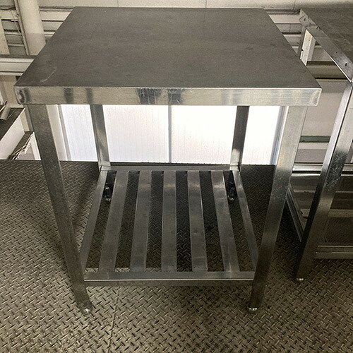 【中古】作業台 BGなし 幅600&times;奥行600&times;高さ800 【送料別途見積】【業務用】【飲食店 店舗 厨房機器 作業台 業務用作業台】｜厨房機器と店舗用品 TENPOS