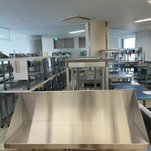 【中古】平棚 幅1050×奥ふかさ350×高さ350 【貨物輸送別途積もり書き】【御役目用】【飲食店 バス発着場 御厨子所計器 平棚 上棚 御役目用平棚 御役目用上棚】