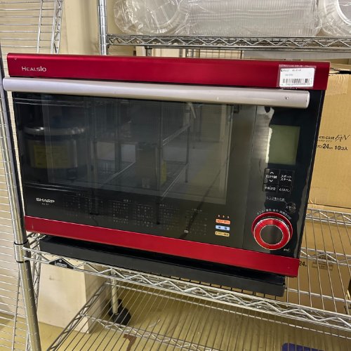 【中古】電子レンジ SHARP AX-S1-R 幅345&times;奥行330&times;高さ240 【送料別途見積】【業務用】【飲食店 店舗 厨房機器 電子レンジ 業務用電子レンジ】｜厨房機器と店舗用品 TENPOS
