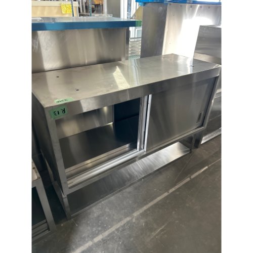 【中古】吊戸棚 下棚付き 幅1400×奥行550×高さ950 【送料別途見積】【業務用】