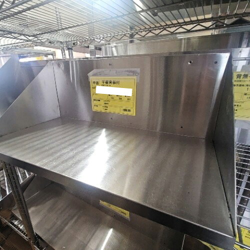 【中古】平棚 背板付き添い人 幅700×奥ふかさ350×高さ300 【貨物輸送別途積もり書き】【御役目用】