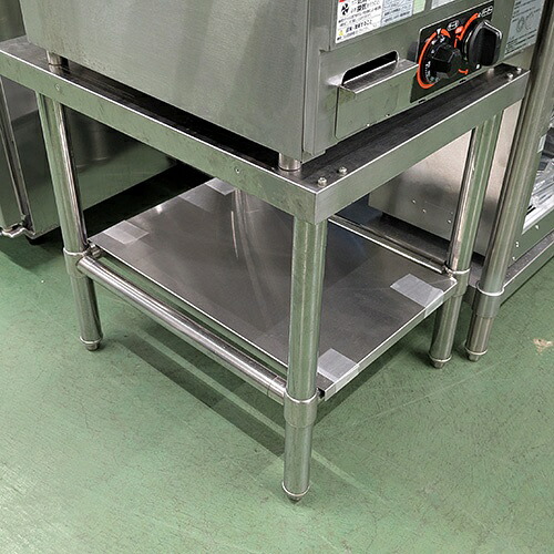 【中古】グリドル架台 幅450×奥行600×高さ550 【送料別途見積】【業務用】【飲食店 店舗 厨房機器 ガス台 業務用ガス台】