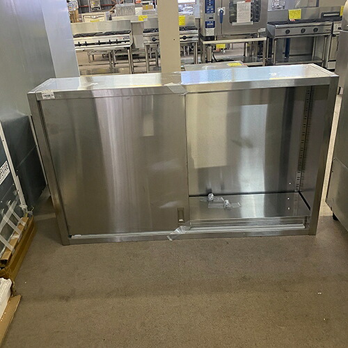 【中古】吊押し入れ 幅1450×奥ふかさ350×高さ900 【貨物輸送別途積もり書き】【御勤め用】【飲食店 バス発着場 勝手もと備品 吊押し入れ 御勤め用吊押し入れ】