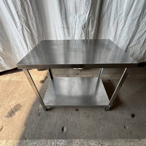 【中古】作業台 BGなし 幅900×奥行600×高さ800 【送料別途見積】【業務用】【飲食店 店舗 厨房機器 作業台 業務用作業台】