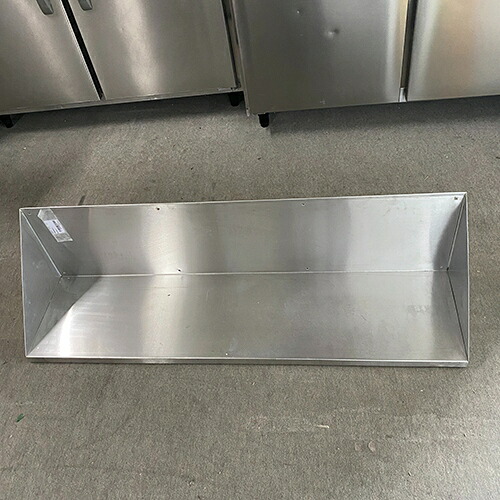 【中古】平棚 背板付き添い人 幅1200×奥ふかさ300×高さ330 【貨物輸送別途積もり書き】【御勤め用】【飲食店 バス発着場 勝手もと備品 平棚 上棚 御勤め用平棚 御勤め用上棚】