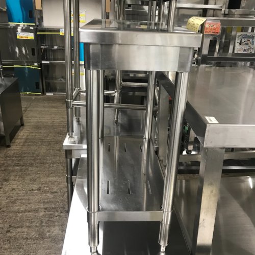 【中古】作業台 BGなし 幅300×奥行600×高さ730 【送料別途見積】【業務用】【飲食店 店舗 厨房機器 作業台 業務用作業台】
