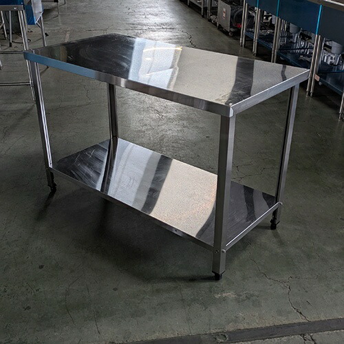 【中古】作業台 BGなし 幅1200×奥行600×高さ800 【送料別途見積】【業務用】【飲食店 店舗 厨房機器 作業台 業務用作業台】