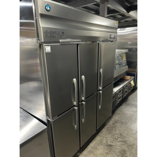 【中古】縦型封鎖電気冷蔵庫 2凍4蔵 ホシザキ HRF-150AF3-6D 幅1500×奥ふかさ800×高さ1910 三相200V 【貨物輸送別途積もり書き】【お役目用】【飲食店 バス発着場 勝手もと装置 封鎖電気冷蔵庫 お役目用封鎖電気冷蔵庫】
