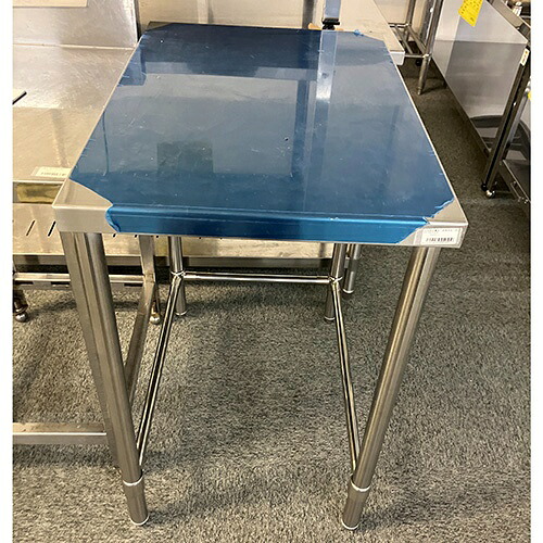 【中古】作業台 三方枠 幅520×奥行750×高さ830 【送料別途見積】【未使用品】【業務用】【飲食店 店舗 厨房機器 作業台 業務用作業台】