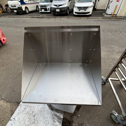 【中古】平棚 背板付き添い人 幅550×奥ふかさ400×高さ400 【貨物輸送別途積もり書き】【御役目用】【飲食店 バス発着場 御厨子所計器 平棚 上棚 御役目用平棚 御役目用上棚】