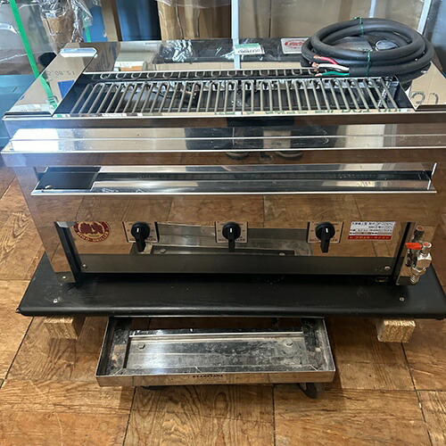 【業界最長1年保証】【中古】電気式グリラー ヒゴグリラー 3P-209XC 幅760×奥行410×高さ390 三相200V 【送料別途見積】【業務用】【飲食店 店舗 厨房機器 グリラー 焼物器 業務用グリラー 業務用焼物器】