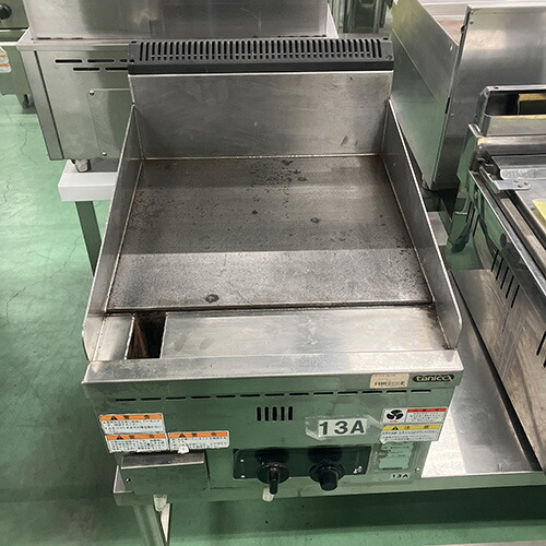 【実業界最長1年引き受ける】【中古】ガスグリドル タニコー TGG-45N 幅450×奥ふかさ600×高さ300 都市屁っ放り 【貨物輸送別途積もり書き】【御役目用】【飲食店 バス発着場 御厨子所計器 グリドル 鉄板焼器 御役目用グリドル 御役目用鉄板焼器】