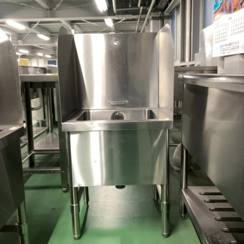 【中古】一槽シンク BGあり 幅500&times;奥行500&times;高さ600 【送料無料】【業務用】【飲食店 店舗 厨房機器 一槽シンク 業務用一槽シンク】｜厨房機器と店舗用品 TENPOS 20,396円