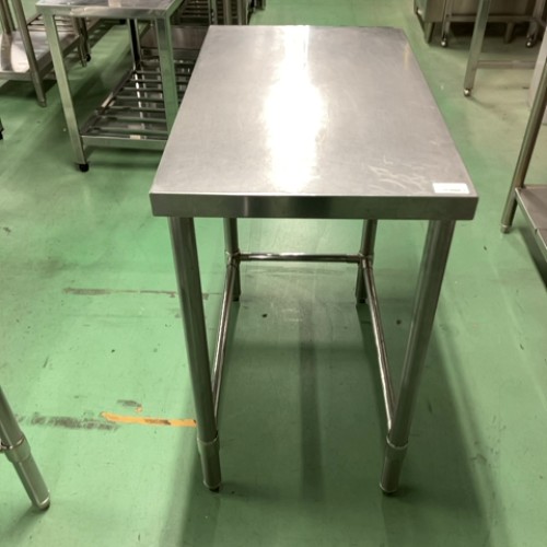 【中古】作業台 三方枠 BGなし 幅450×奥行750×高さ800 【送料別途見積】【業務用】【飲食店 店舗 厨房機器 作業台 業務用作業台】