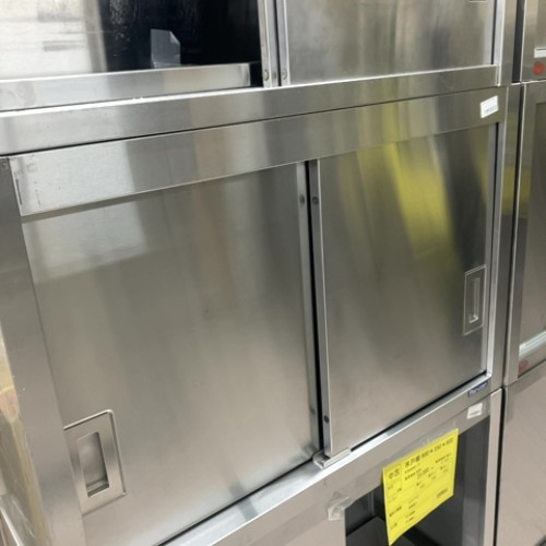 【中古】吊収納家具 幅900×奥ぶかさ350×高さ600 【貨物輸送別途積もり書き】【お役目用】【飲食店 バス発着場 勝手もと設備 吊収納家具 お役目用吊収納家具】