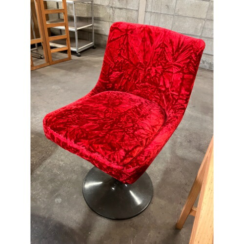 【中古】エンジ布貼カウンターイス 幅450×奥行520×高さ820 座面高さ:550 【送料無料】【業務用】【飲食店 店舗 厨房機器 カウンターチェア 業務用カウンターチェア】