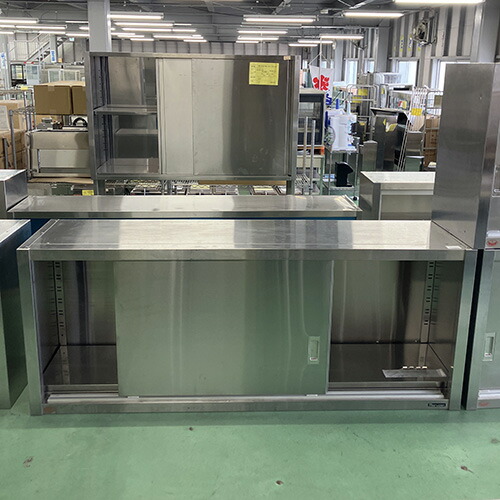 【中古】吊戸棚 幅1500×奥行350×高さ600 【送料別途見積】【業務用】【飲食店 店舗 厨房機器 吊戸棚 業務用吊戸棚】 20,853円
