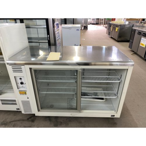 【実業家最長1年引きうける】【中古】冷蔵陳列棚 パナソニック(Panasonic) SMR-V1261C 幅1200×奥ふかさ600×高さ800 【貨物輸送別途積もり書き】【御勤め用】【飲食店 バス発着場 勝手もと備品 冷蔵陳列棚 御勤め用冷蔵陳列棚】
