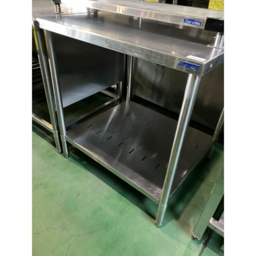 【中古】作業台 BGなし 幅800×奥行750×高さ850 【送料別途見積】【業務用】【飲食店 店舗 厨房機器 作業台 業務用作業台】