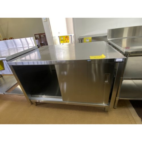 【中古】調理台 BGあり 幅1200&times;奥行900&times;高さ800 【送料別途見積】【業務用】【飲食店 店舗 厨房機器 調理台 業務用調理台】｜厨房機器と店舗用品 TENPOS