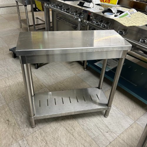 【中古】作業台 BGなし 幅300&times;奥行650&times;高さ800 【送料別途見積】【業務用】【飲食店 店舗 厨房機器 作業台 業務用作業台】｜厨房機器と店舗用品 TENPOS