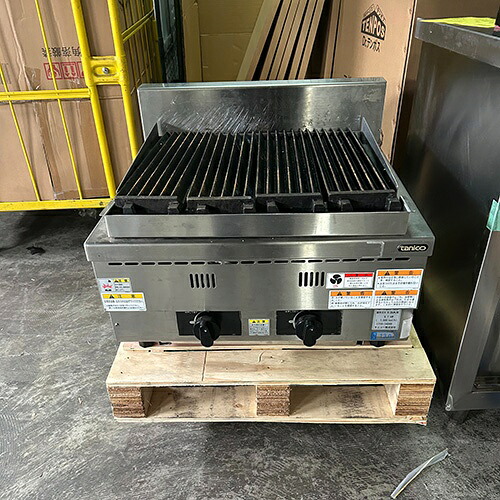 【業界最長1年保証】【中古】ハースグリラー タニコー N-TGH-60 幅600×奥行600×高さ300 都市ガス 【送料別途見積】【業務用】【飲食店 店舗 厨房機器 グリラー 焼物器 業務用グリラー 業務用焼物器】