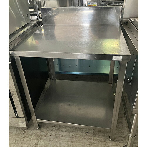 【中古】作業台 BGあり 幅700&times;奥行600&times;高さ800 【送料別途見積】【業務用】【飲食店 店舗 厨房機器 作業台 業務用作業台】｜厨房機器と店舗用品 TENPOS