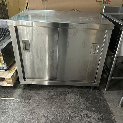 【中古】膳立て台 幅900×奥ふかさ600×高さ800 【貨物輸送別途積もり書き】【御役目用】【飲食店 バス発着場 勝手もと装具 膳立て台 御役目用膳立て台】
