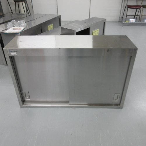 【中古】吊収納家具 フジマック 幅1200×奥ぶかさ350×高さ750 【貨物輸送別途積もり書き】【お役目用】【飲食店 バス発着場 勝手もと設備 吊収納家具 お役目用吊収納家具】