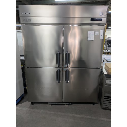 【中古】縦型電気冷蔵庫 フクシマ小峡谷花の冠(福島実業) ARN-120RM-F 幅1200×奥ふかさ650×高さ1950 【貨物輸送別途積もり書き】【御勤め用】【飲食店 バス発着場 勝手もと備品 電気冷蔵庫 御勤め用電気冷蔵庫】