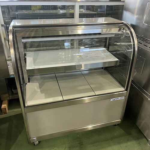 【実業家最長1年引きうける】【中古】御目にかかる式冷蔵陳列棚 大穂製造所 OHGU-Sk-900B 幅900×奥ふかさ500×高さ995 【貨物輸送別途積もり書き】【御勤め用】【飲食店 バス発着場 勝手もと備品 冷蔵陳列棚 御勤め用冷蔵陳列棚】
