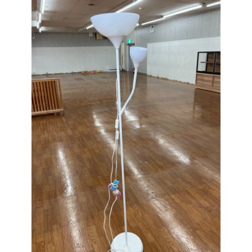 【中古】照明 白 幅280×奥行280×高さ1760 【送料別途見積】【業務用】【飲食店 店舗 店舗備品 スタンドライト】