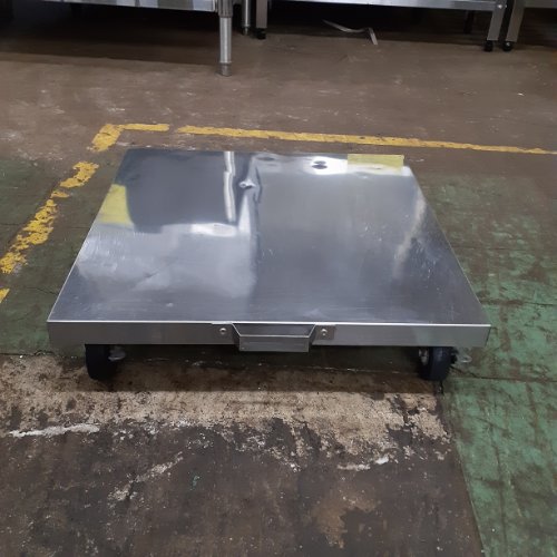 【中古】炊飯手押し車 幅450×奥ぶかさ450×高さ120 【貨物輸送別途積もり書き】【お役目用】【飲食店 バス発着場 勝手もと設備 手押し車 配膳車 手押し車 お役目用手押し車 お役目用配膳車 お役目用手押し車】