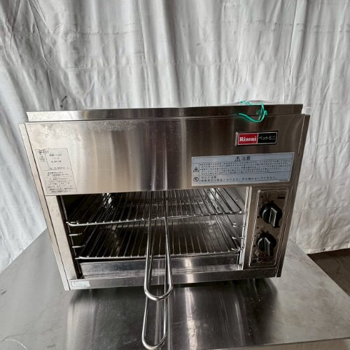 【中古】上火式焼物器 リンナイ(Rinnai) RGP-42SV 幅500×奥行310×高さ395 LPG(プロパンガス) 【送料別途見積】【業務用】【飲食店 店舗 厨房機器 グリラー 焼物器 業務用グリラー 業務用焼物器】