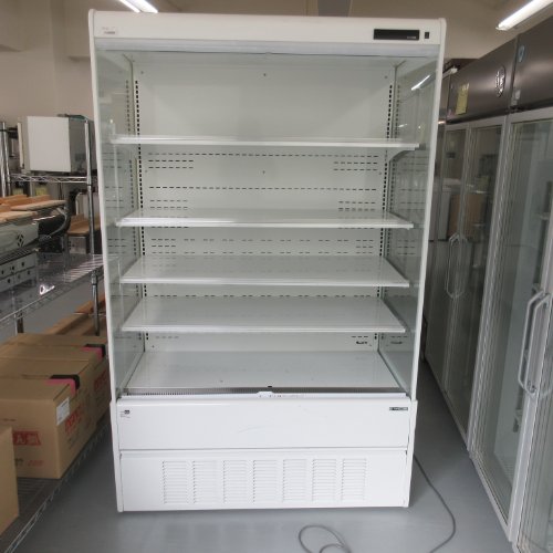 【実業家最長1年引きうける】【中古】冷蔵多段開けはなし陳列棚 サンデン・リテール取り合わせ RSD-F4TFG4J 幅1190×奥ふかさ750×高さ1900 【貨物輸送別途積もり書き】【御勤め用】【飲食店 バス発着場 勝手もと備品 開けはなし陳列棚 御勤め用開けはなし陳列棚】