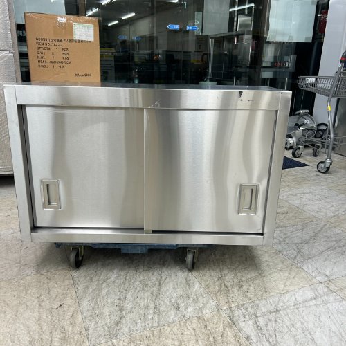 【中古】吊収納家具 幅1000×奥ぶかさ350×高さ600 【貨物輸送別途積もり書き】【お役目用】【飲食店 バス発着場 勝手もと設備 吊収納家具 お役目用吊収納家具】