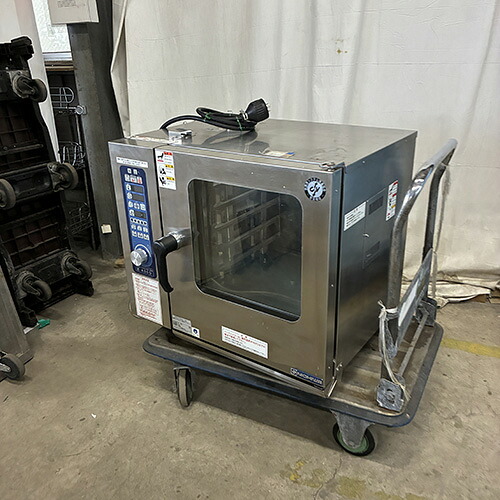 【中古】スチームコンベクションオーブン ニチワ電機 ASCO-5230RL-LMP 幅750×奥行630×高さ670 三相200V 【送料別途見積】【業務用】【飲食店 店舗 厨房機器 オーブン 業務用オーブン】