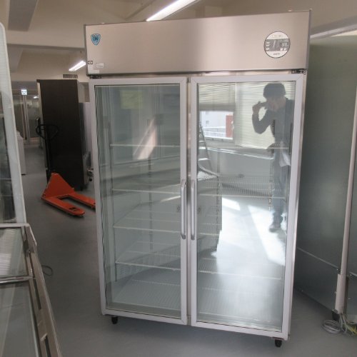 【中古】氷るリーチインショーケース 大和冷機 403EFKP-EC 幅1200×奥ふかさ800×高さ1905 三相200V 【貨物輸送別途積もり書き】【御勤め用】【飲食店 バス発着場 勝手もと備品 リーチインショーケース 御勤め用リーチインショーケース】