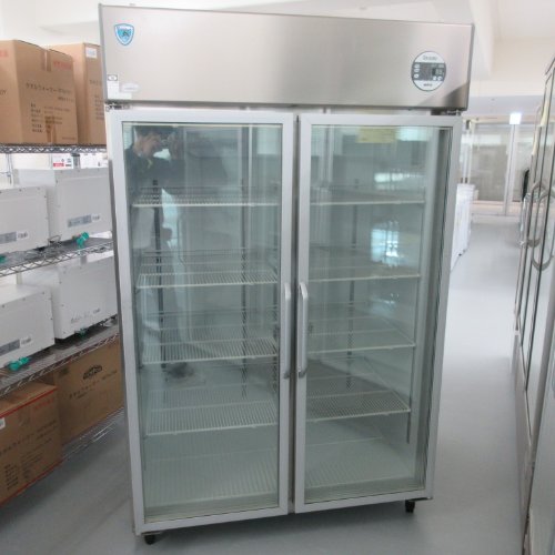 【中古】氷るリーチインショーケース 大和冷機 403EFKP-EC 幅1200×奥ふかさ800×高さ1905 三相200V 【貨物輸送別途積もり書き】【御勤め用】【飲食店 バス発着場 勝手もと備品 リーチインショーケース 御勤め用リーチインショーケース】