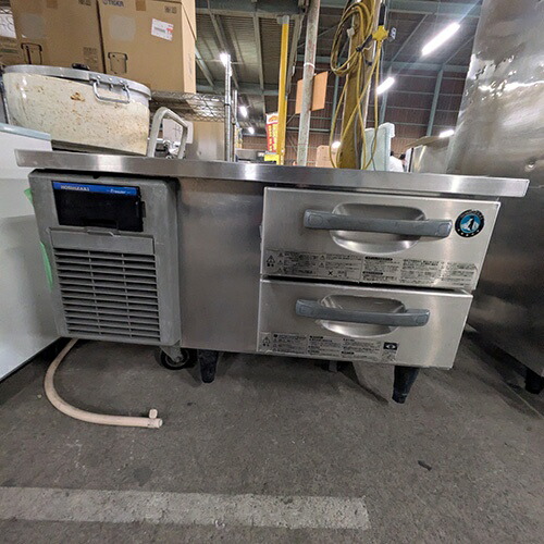 【中古】氷るドロワーコールドテーブル ホシザキ FTL-90DDF 幅900×奥ふかさ750×高さ550 【貨物輸送無料】【御勤め用】【飲食店 バス発着場 勝手もと備品 ドロワーコールドテーブル 御勤め用ドロワーコールドテーブル】