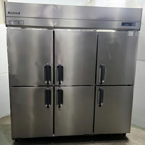【中古】縦型電気冷蔵庫 フクシマ小峡谷花の冠(福島製造) GRD-180RX-F 幅1790×奥ぶかさ800×高さ1950 【貨物輸送別途積もり書き】【お勤め用】【飲食店 バス発着場 勝手もと機材 電気冷蔵庫 お勤め用電気冷蔵庫】 冷蔵庫・冷凍庫-キッチン家電